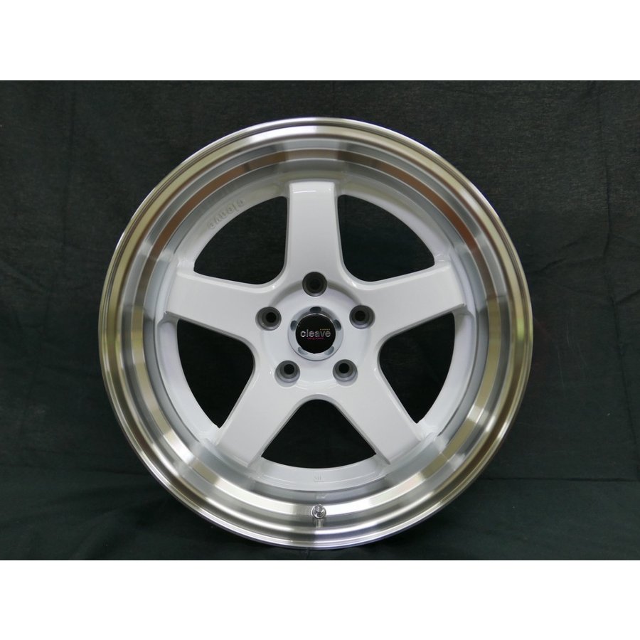 ホイール 17インチ 2本セット 17x9J +18 5JH-114.3 白 ホワイト